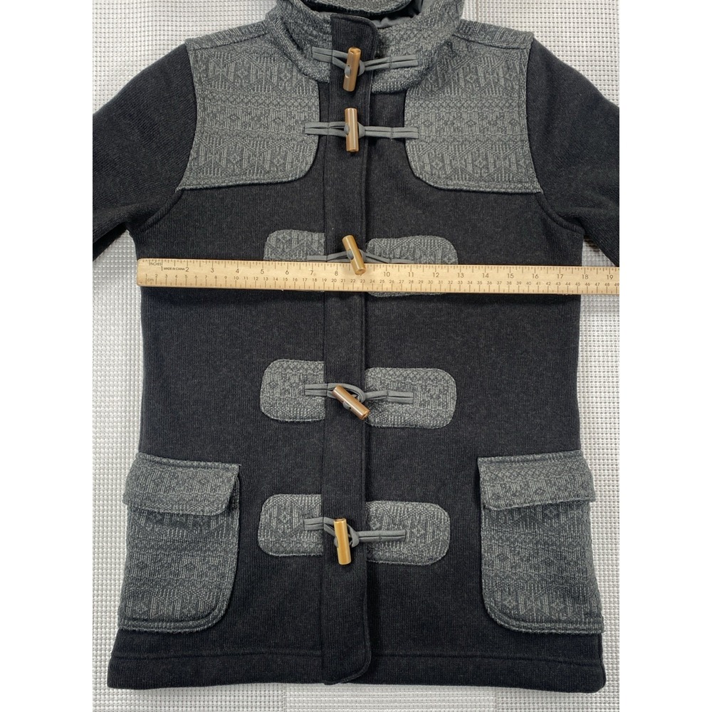Patagonia Women's Small Better Sweater Icelandic Coat Toggles Forge Gray - Picture 3 of 8